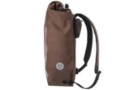 AGU Clean Enkele Fietstas/Rugzak Shelter Click&apos;nGo Large - Bruin - Waterdicht - thumbnail