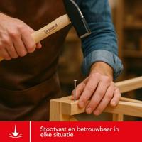 Toolland hamer met houten handgreep, 300 g - thumbnail