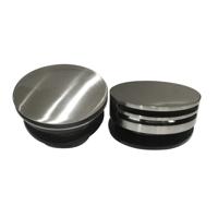 Badafvoerplug Set Boss & Wessing tbv Badoverloopcombinatie Met Vulfunctie Rond Chroom Boss & Wessing - thumbnail