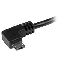 StarTech.com Micro-USB kabel met rechts haakse connectors - M/M - 1m - thumbnail