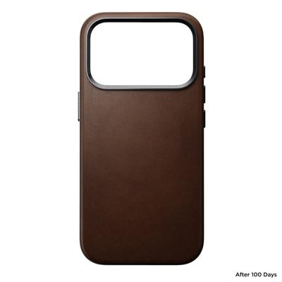 Nomad Traditional lederen hoesje iPhone 17 Pro - Brown