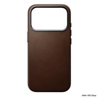Nomad Traditional lederen hoesje iPhone 17 Pro - Brown - thumbnail
