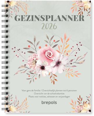 Brepols gezinsplanner, 12 maanden, Nederlandstalig, 2026