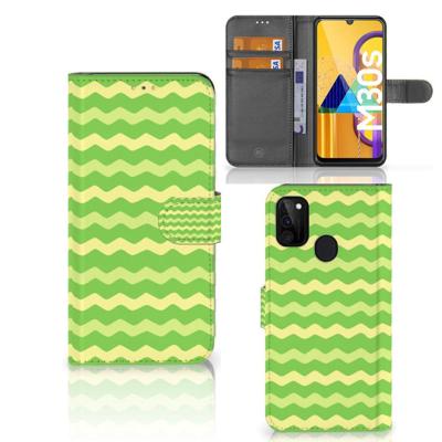 Samsung Galaxy M21 | M30s | Telefoon Hoesje | Waves Green