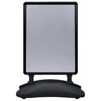 Posterstandaard A1 wateranker aluminiumlegering zwart - thumbnail