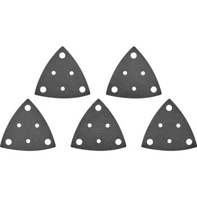 TOOLCRAFT TO-5045829 Oscillerend schuurpapier Geperforeerd Korrelgrootte (num) 60, 80, 120, 180, 240 Hoekmaat 80 mm (l x b x h) 80 x 80 x 80 mm 1 stuk(s)