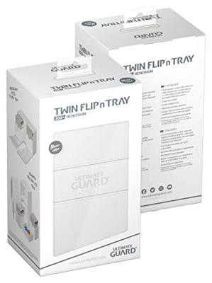 Ultimate Guard Twin Flip'n'Tray 200+ Xenoskin - White - thumbnail