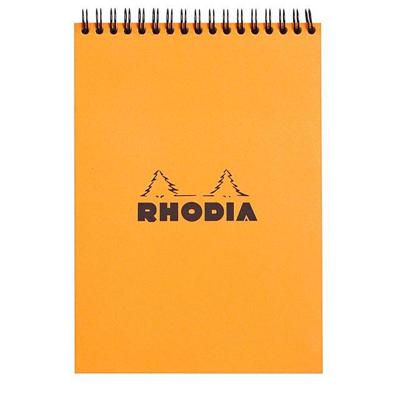 Spiraalblok rhodia a5 lijn 160pag 80gr or | 5 stuks