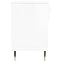VidaXL Schoenenbank 102x35x55 cm bewerkt hout hoogglans wit - thumbnail