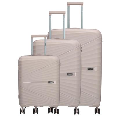 Beagles Travel 3 delige Kofferset Hardcase-Light taupe