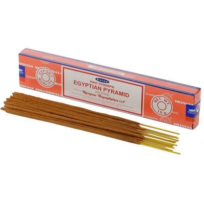 01350 Egyptische Pyramide - Satya Nag Champa Wierook Stokjes