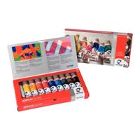 Bruynzeel Van gogh acrylverf basisset met 10 kleuren in tubes van 40ml - thumbnail