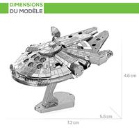 Metal Earth Star Wars Millenium Falcon Metalen bouwpakket - thumbnail