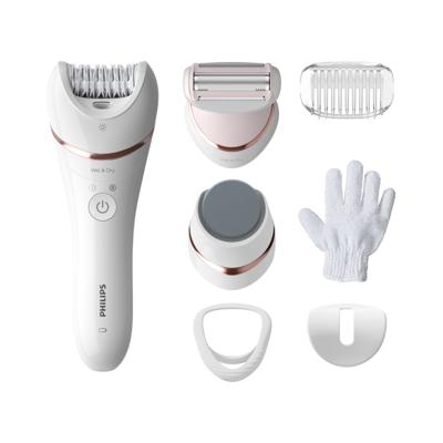 Philips BRE730/00 Series 8000 Wet and Dry Epileerapparaat Roze/Wit