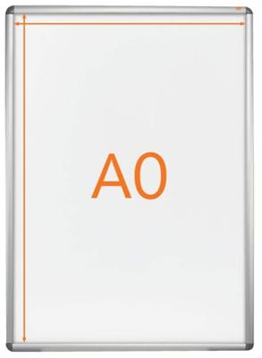 Nobo clicklijst aluminium ft 84,1 x 118,9 cm (ft A0)