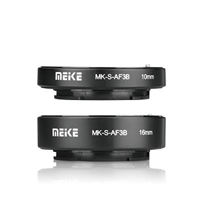 Meike MK-S-AF3B Set van 3 ringen voor Sony digitale reflex, zwart