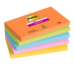 Memoblok post-it 655 super sticky 76x127mm boost | 12 stuks