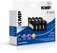 KMP Inkt vervangt Epson T1621, T1622, T1623, T1624, 16 Compatibel Combipack Zwart, Cyaan, Magenta, Geel E154V 1621,4850 - thumbnail