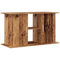 Aquariumstandaard 101x41x58 cm bewerkt hout oud houtkleurig - thumbnail