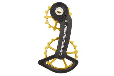CeramicSpeed Coated OSPW Systeem SRAM Rood/Force AXS - Goud