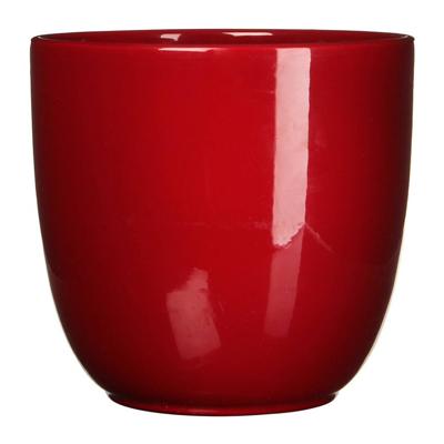 Mica Decorations tusca pot donkerrood 19x20cm Mica Decorations tusca pot donkerrood 19x20cm