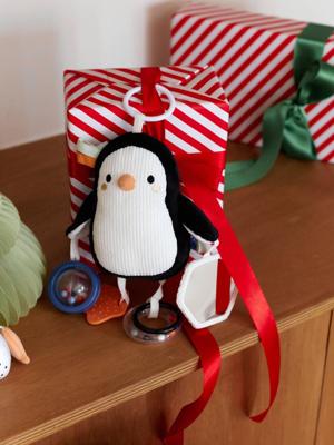 Pluchen activiteiten om op te hangen BANQUISE wit