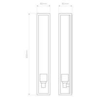 Astro - Harvard 500 Wandlamp natuurlijk messing - thumbnail