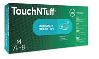 Ansell TouchNTuff 92-605 Nitril wegwerphandschoenen (100x) groen latex/poedervrij - maat S - thumbnail