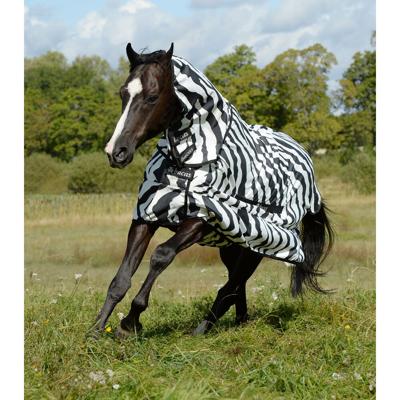 Bucas Sweet-itch Zebra deken zwart/wit maat:155 / 6'7 Bucas Sweet-itch Zebra deken zwart/wit maat:155 / 6'7