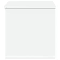Opbergbox 60x35x35 cm bewerkt hout wit - thumbnail