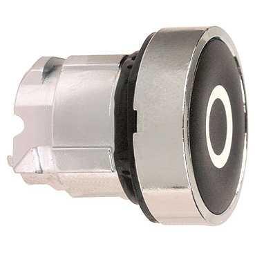 Schneider Electric ZB4BA232 ZB4BA232 Terugstelbaar (Ø) 22 mm O Chroom, Zwart 1 stuk(s)