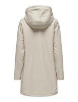 Only Onlsally Raincoat Otw Noos Winterjassen Oatmeal White Teddy - thumbnail