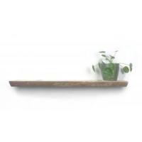 Zwevende barnwood wandplank 100 x 18 cm - thumbnail