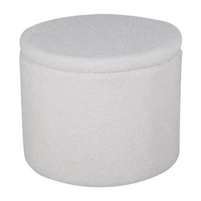 Nohr Poef 'Geralyn' Teddy, kleur Wit