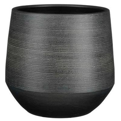 Mica Decorations Pot Evora 30x28cm zwart