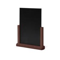 Tafelkrijtbord IEZZY A5 donkerbruin hout - thumbnail