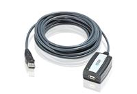 Actieve USB 2.0 Verlengkabel USB A Male - USB A Female 5 m Grijs - thumbnail