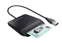 Trust Primo DNI Smartcard reader Desktop accessoire Zwart - thumbnail