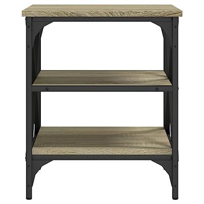 Bijzettafels 2 st 40x42x50 cm bewerkt hout sonoma eikenkleurig Bijzettafels 2 st 40x42x50 cm bewerkt hout sonoma eikenkleurig