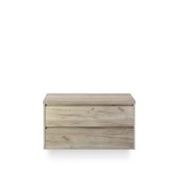 Dante Badmeubelset 100 cm - Craft Oak - Wastafel Bovenblad - thumbnail