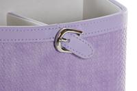 Houder voor afstandsbedieningen DKD Home Decor Draaiend 19 x 16 x 14 cm Lila Polyurethaan - thumbnail