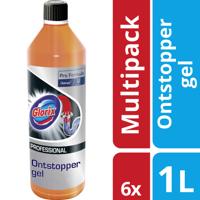 Afvoerontstopper Glorix Professional gel 1 liter | 6 stuks - thumbnail