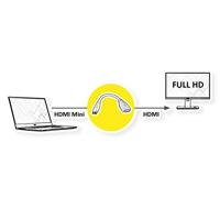 VALUE HDMI-adapterkabel HDMI - HDMI Mini, female/male - thumbnail