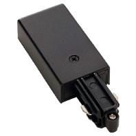 SLV 1-faseSupply 1 voeding aarde links zwart - 143030 - thumbnail