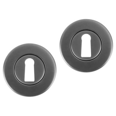 Differnz | Rozet met Sleutelgat | Gun Metal | Rond | 53mm Differnz | Rozet met Sleutelgat | Gun Metal | Rond | 53mm