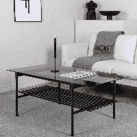 Nohr Salontafel 'Jamol' Smoked glas, 120 x 60cm - thumbnail