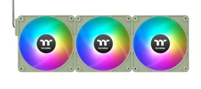 Thermaltake CL-F196-PL12MG-A koelsysteem voor computers Computer behuizing Ventilator 12 cm Groen 3