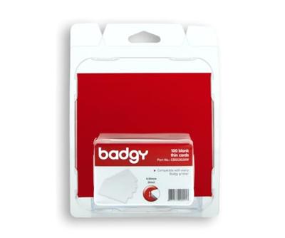 Badgy 100 blanco, dunne kaarten van 0,5 mm voor Badgy100 of Badgy200 - thumbnail