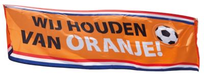Spandoek Wij Houden Van Oranje