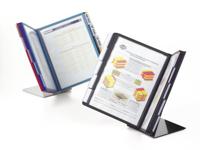 Durable bureaustandaard Vario met 10 tassen, ft A4, zwart - thumbnail